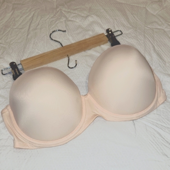 PINK Victoria's Secret Light Pink Strapless Bra - Picture 1 of 11